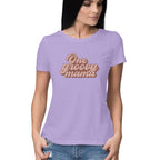 Women's One Groovy Mama Design Printed T-Shirt