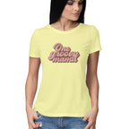 Women's One Groovy Mama Design Printed T-Shirt