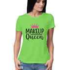 Women's Makeup Queen Design Printed T-Shirt