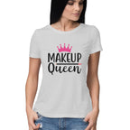 Women's Makeup Queen Design Printed T-Shirt
