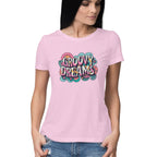 Women's Groovy Dreams Graphics Printed T-Shirt