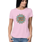 Women's Groove With The Flow Graphics Printed T-Shirt