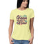 Women's Groovy With The Flow Graphics Printed T-Shirt