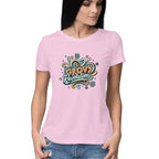 Women's Groovy Revolution Graphics Printed T-Shirt