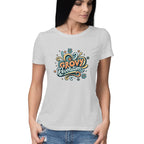 Women's Groovy Revolution Graphics Printed T-Shirt