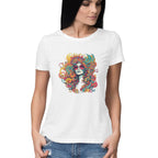 Women's feeling groovy Graphics Printed T-Shirt