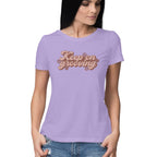 Women's Keep On Grooving Design Printed T-Shirt