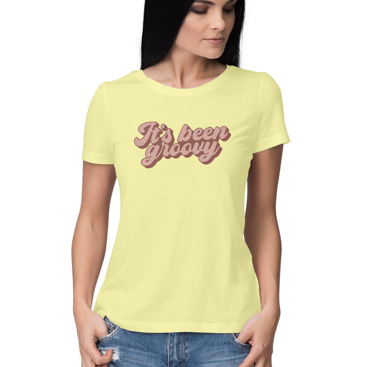Women's It's Been Groovy Design Printed T-Shirt
