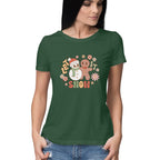 Women's Let It Snow Graphics Printed T-Shirt