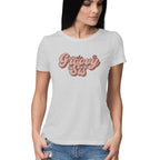 Women's Groovy Sis Design Printed T-Shirt