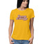 Women's Groovy And Boozy Design Printed T-Shirt