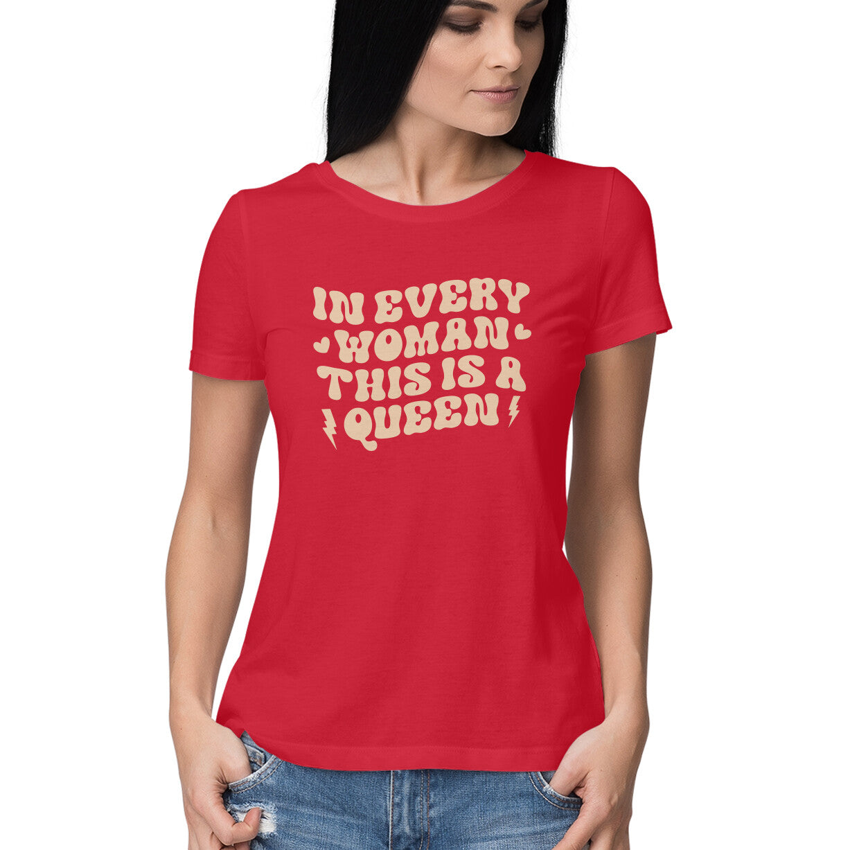 Women's In Every Woman This Is A Queen Design Printed T-Shirt