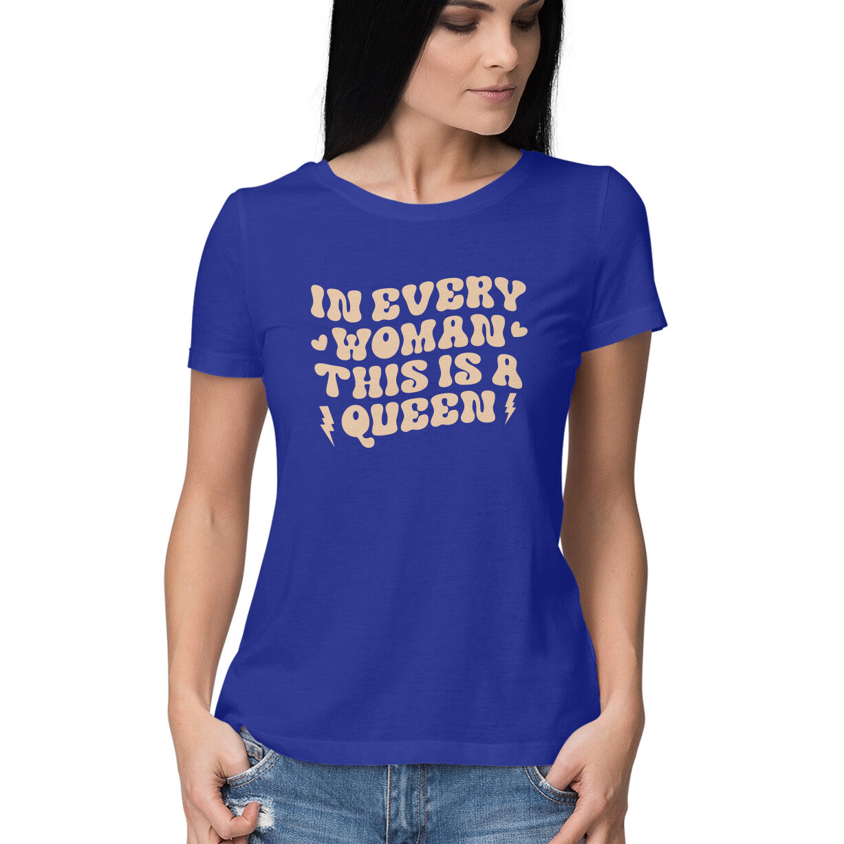 Women's In Every Woman This Is A Queen Design Printed T-Shirt