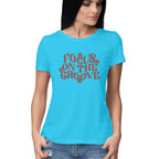 Women's Focus On The Groove Design Printed T-Shirt
