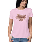 Women's Find The Grooviness in Each Day Design Printed T-Shirt