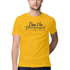Men's Don't Be Discouraged Design Printed T-Shirt