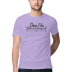 Men's Don't Be Discouraged Design Printed T-Shirt