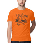 Men's Find Joy In The Journey Design Printed T-Shirt