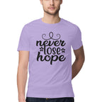 Men's Never Loose Hope Design Printed T-Shirt
