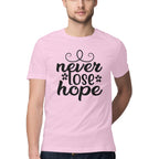 Men's Never Loose Hope Design Printed T-Shirt