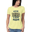 Women's Have Patience And Never Loose Hope Design Printed T-Shirt