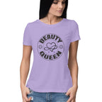Women's Beauty Queen Design Printed T-Shirt