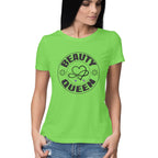 Women's Beauty Queen Design Printed T-Shirt