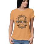Women's Beyoutiful Design Printed T-Shirt