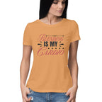 Women's Blending is My Cardio Design Printed T-Shirt