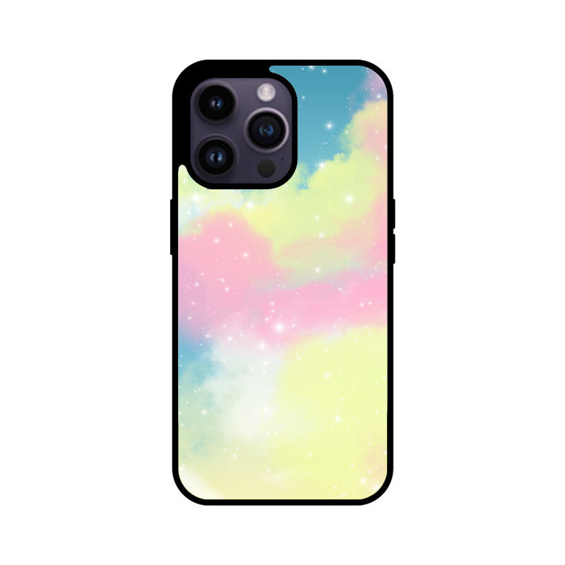 Pastel Mix1 Graphics Printed Glass Phone Cases from Creativeya