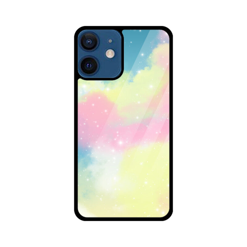 Pastel Mix1 Graphics Printed Glass Phone Cases from Creativeya
