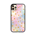 Pastel Mix Stars Graphics Printed Glass Phone Cases from Creativeya