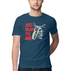 Men's Just Enjoy The Ride Design Printed T-Shirt