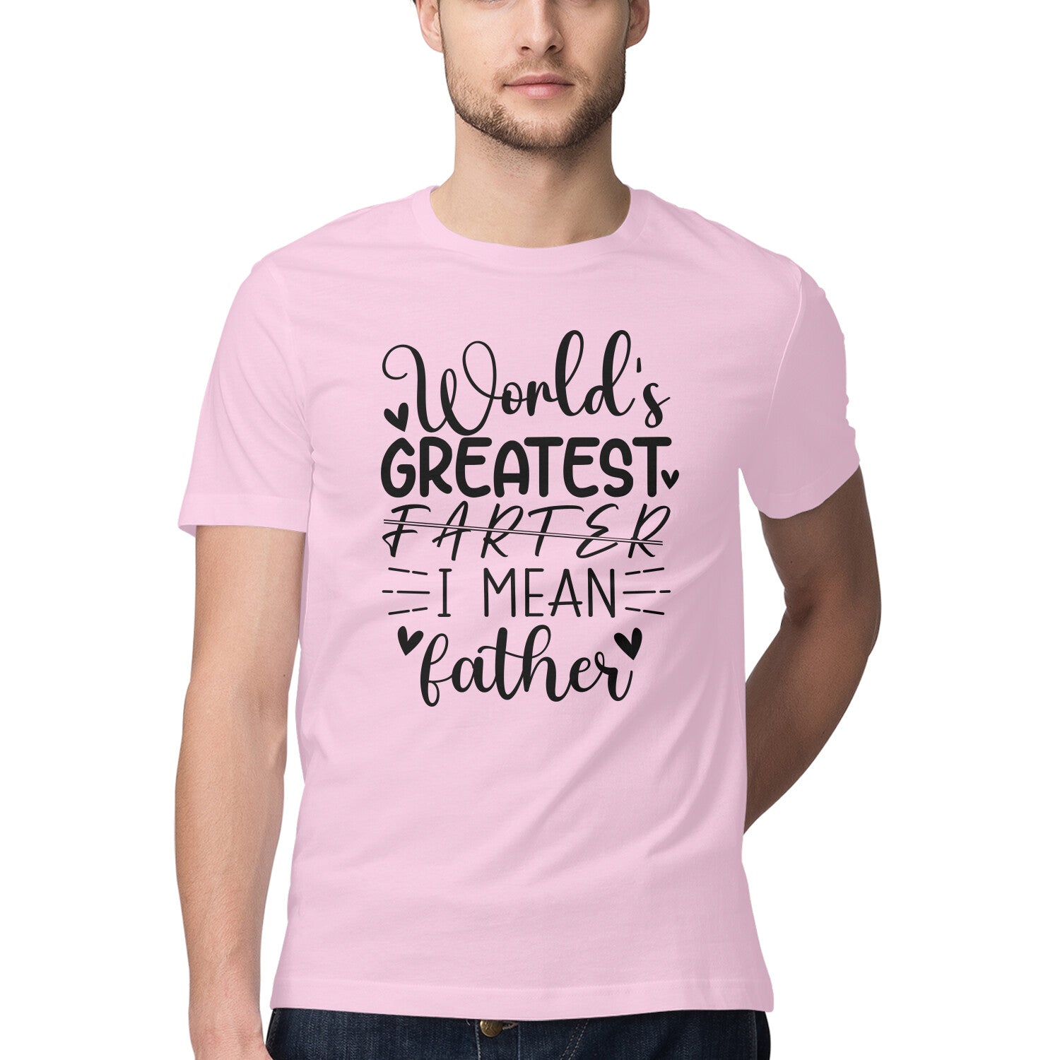 Men's Worlds Greatest Father Design Printed T-Shirt