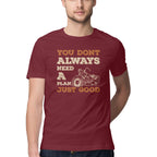 Men's You Don't Always Need A Plan Just Good Design Printed T-Shirt