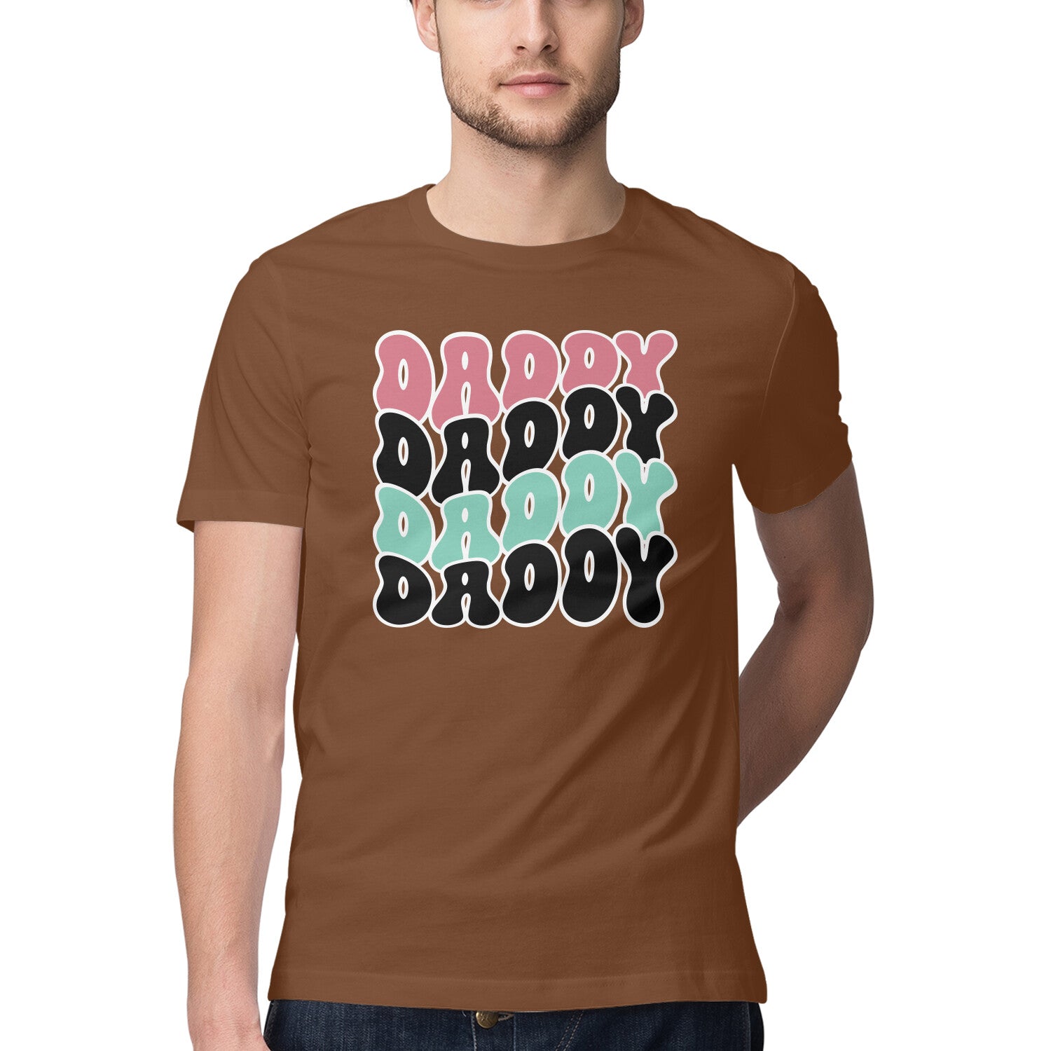 Men's Daddy Design Printed T-Shirt
