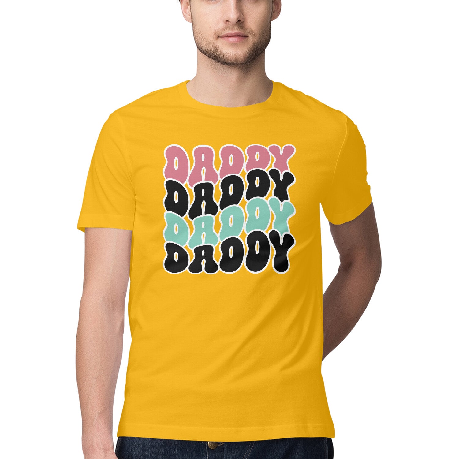 Men's Daddy Design Printed T-Shirt