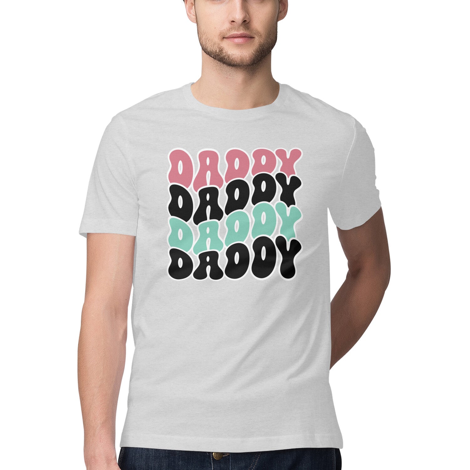 Men's Daddy Design Printed T-Shirt