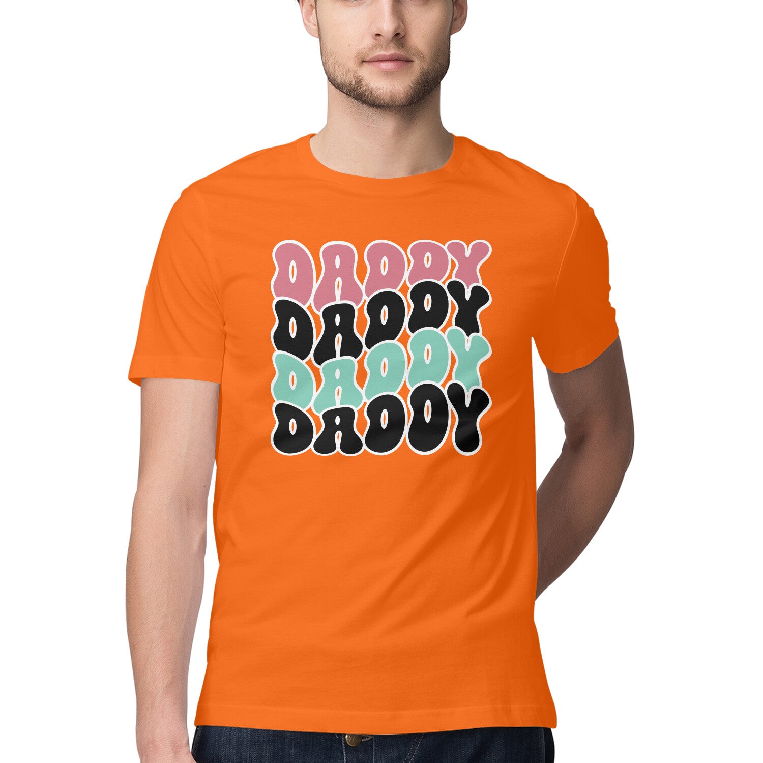 Men's Daddy Design Printed T-Shirt