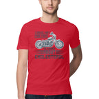 Men's I Drive Way Too Fast To Worry About Cholesterol Design Printed T-Shirt