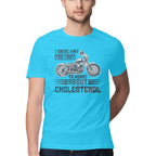 Men's I Drive Way Too Fast To Worry About Cholesterol Design Printed T-Shirt