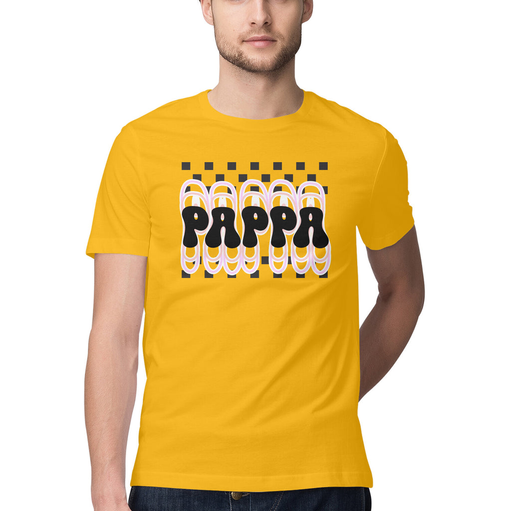 Men's Pappa Design Printed T-Shirt