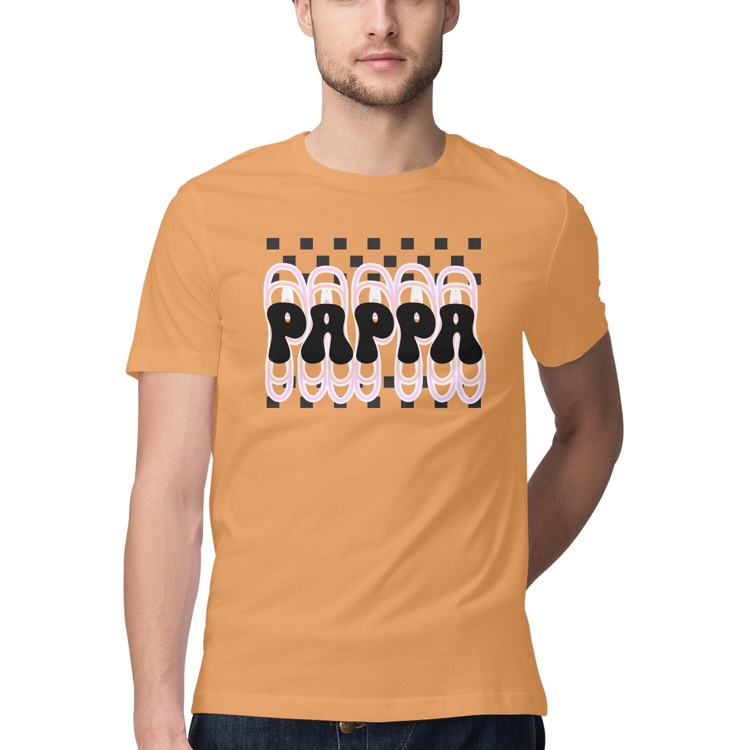 Men's Pappa Design Printed T-Shirt