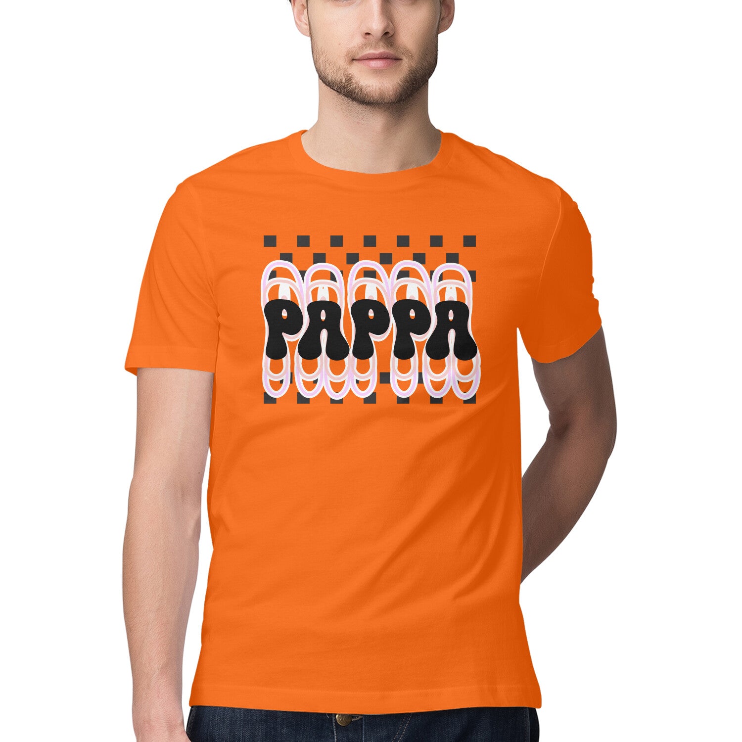Men's Pappa Design Printed T-Shirt
