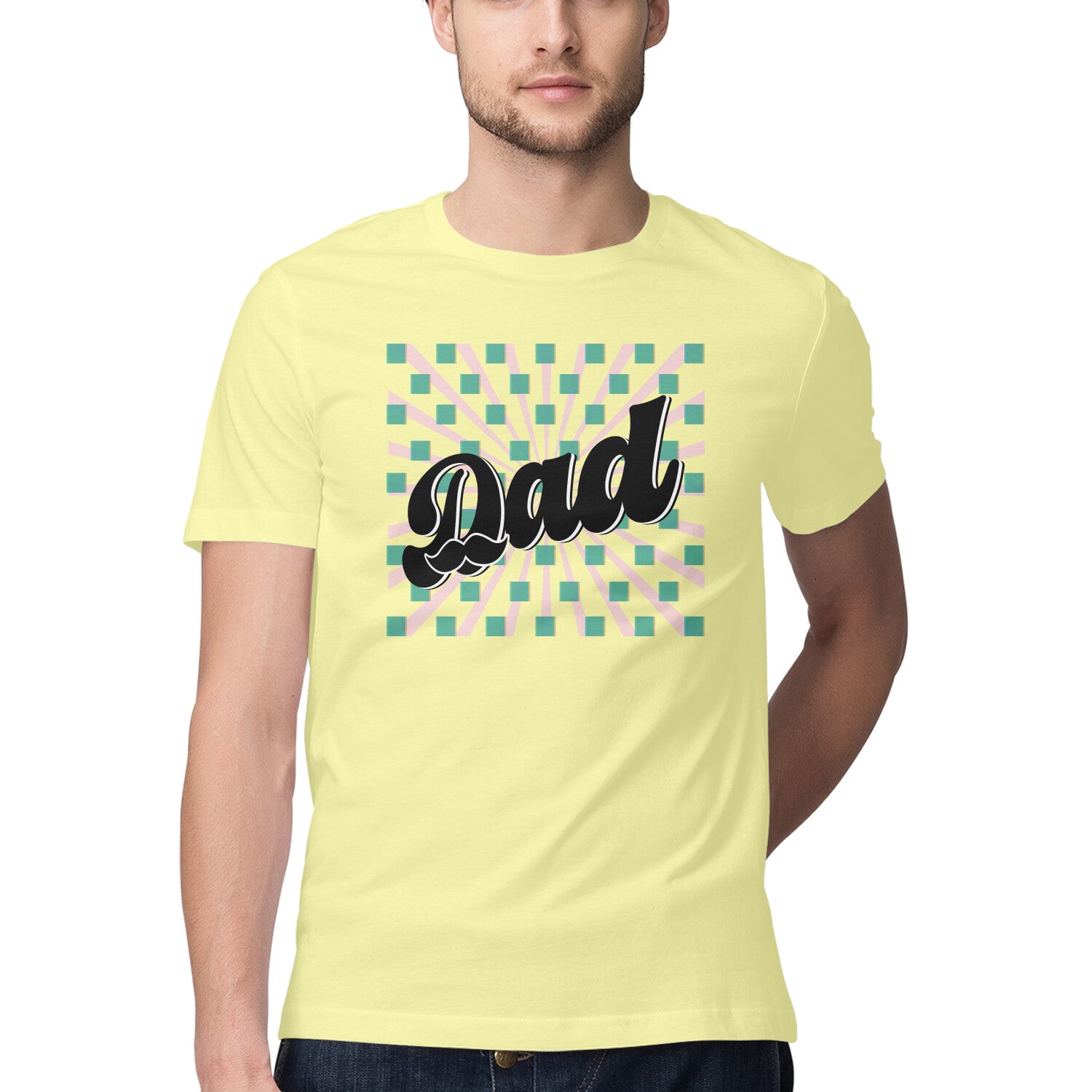 Men's Dad Design Printed T-Shirt