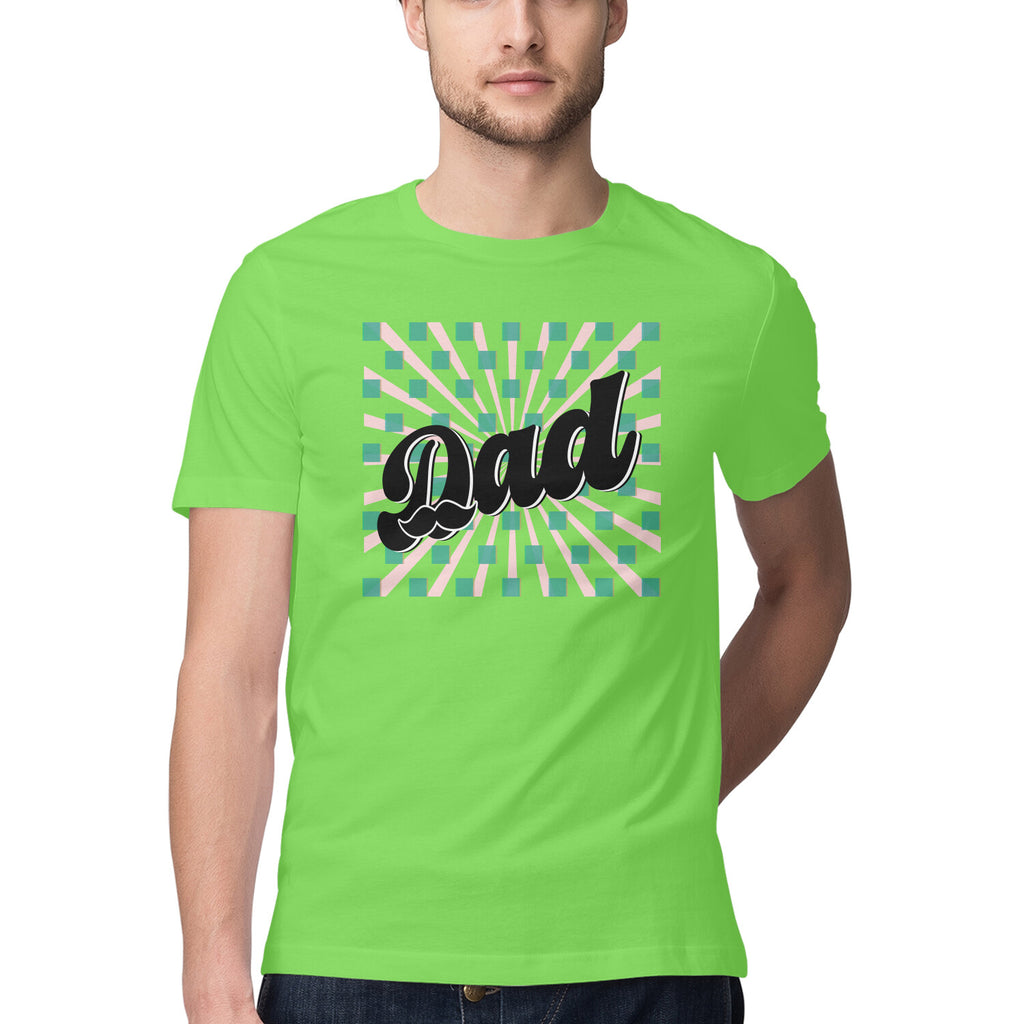 Men's Dad Design Printed T-Shirt