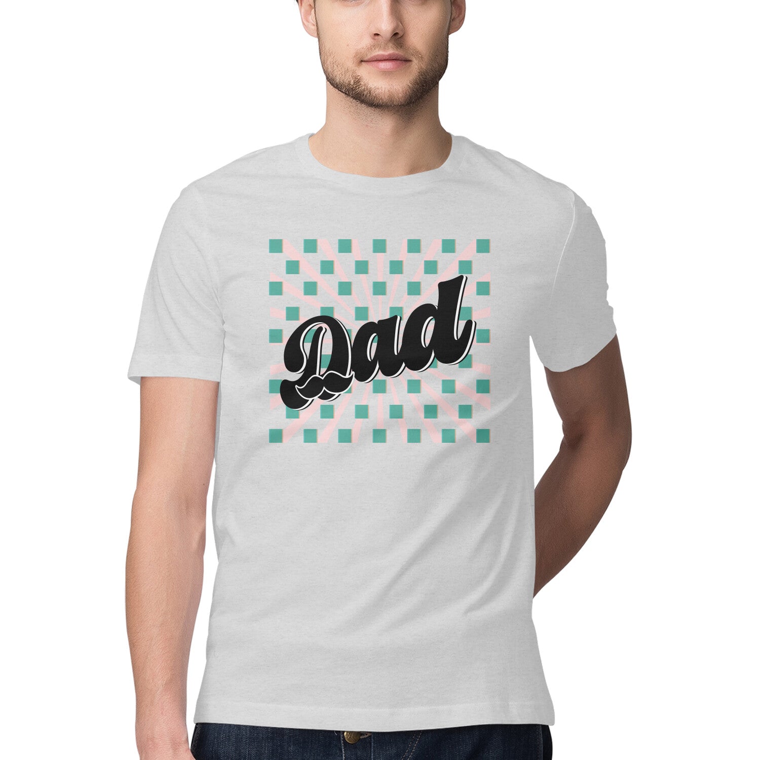 Men's Dad Design Printed T-Shirt