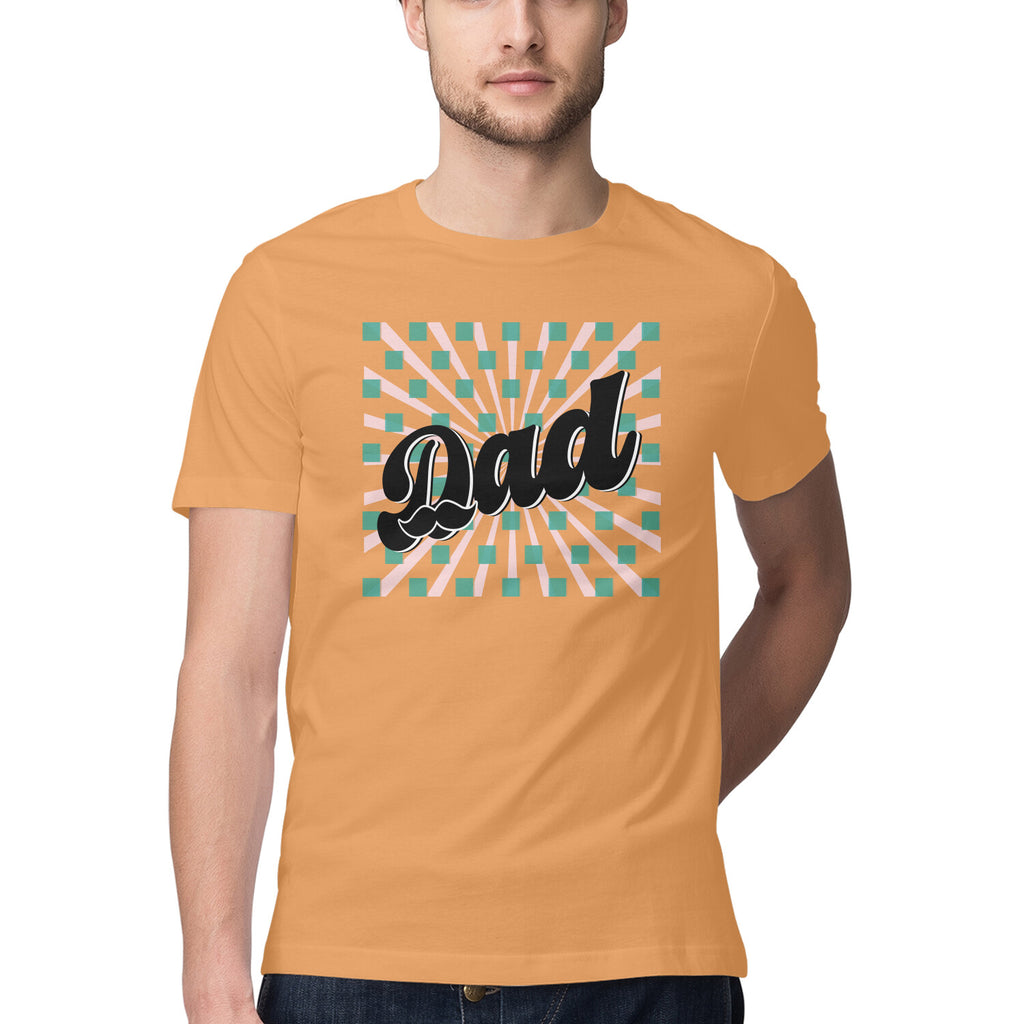 Men's Dad Design Printed T-Shirt