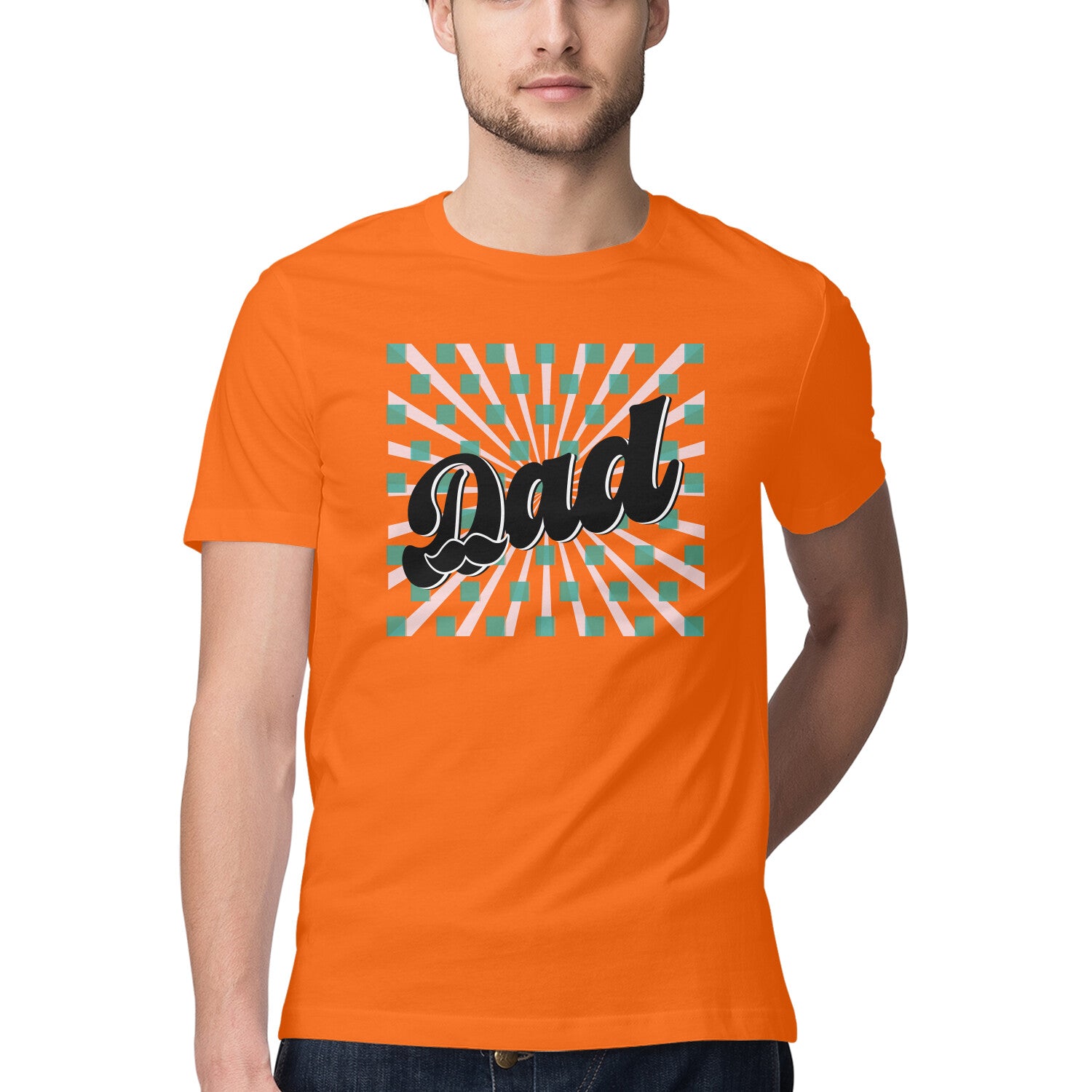 Men's Dad Design Printed T-Shirt