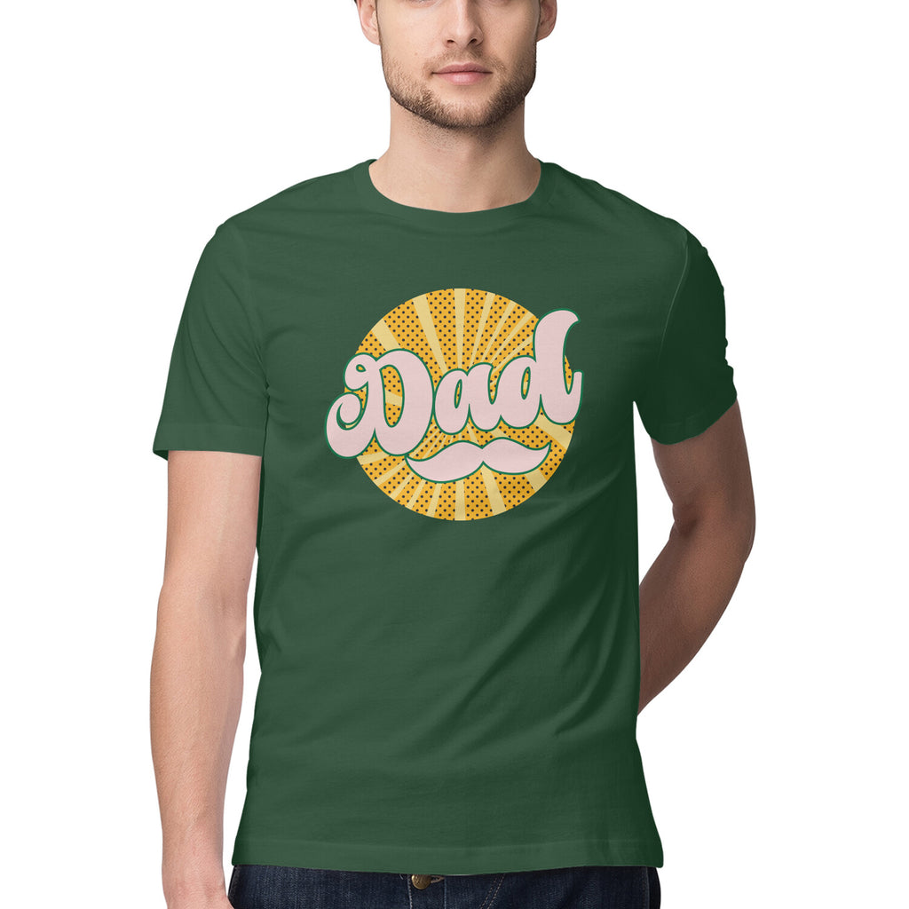 Men's Dad Design Printed T-Shirt